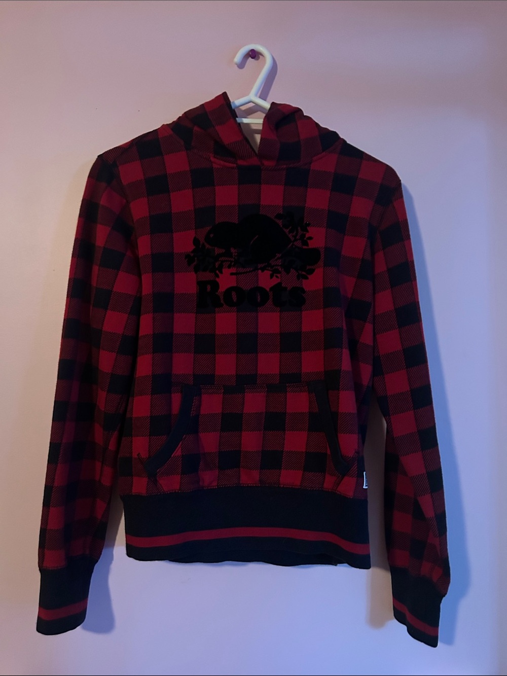 Roots Plaid Old School Hoodie